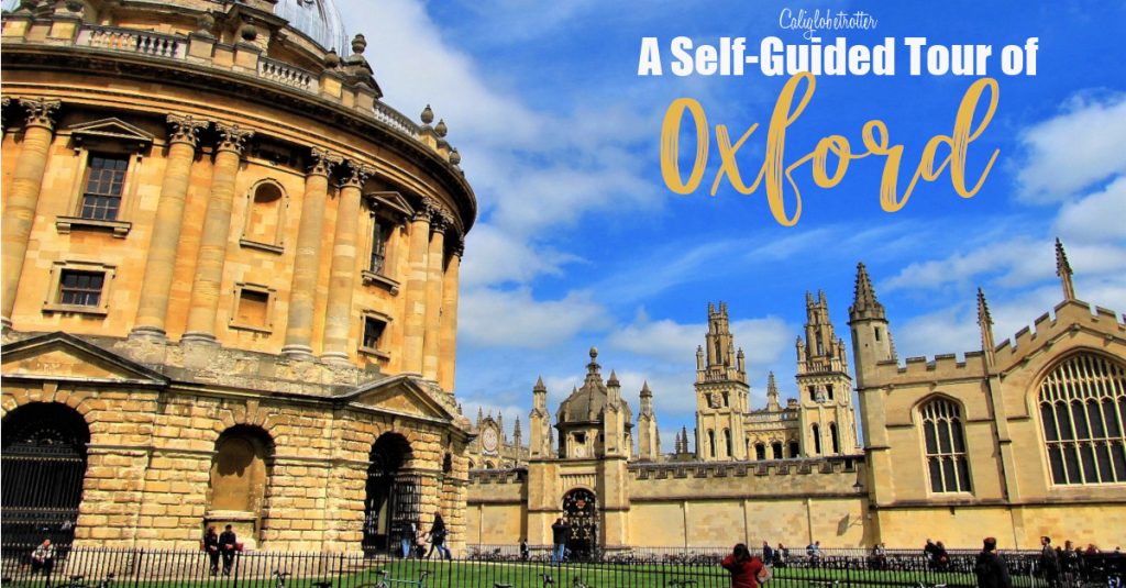 self guided walking tour oxford england