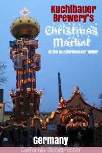 Kuchlbauer Brewery's Christmas Market at the Hundertwasser Tower | Weihnachtsmarkt am Kuchlbauer Turm | Friedrich Hundertwasser Tower | Unique Christmas Markets in Germany | Germany Christmas Markets | Southern Germany Christmas Markets | Christmas Markets near Munich | Christmas Markets near Regensburg | Interesting Christmas Markets | Bavaria Christmas Markets | #Abensberg #Bavaria #Germany - California Globetrotter
