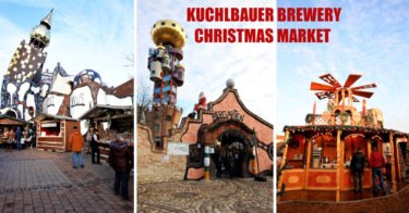 Kuchlbauer Brewery's Christmas Market at the Hundertwasser Tower | Weihnachtsmarkt am Kuchlbauer Turm | Friedrich Hundertwasser Tower | Unique Christmas Markets in Germany | Germany Christmas Markets | Southern Germany Christmas Markets | Christmas Markets near Munich | Christmas Markets near Regensburg | Interesting Christmas Markets | Bavaria Christmas Markets | #Abensberg #Bavaria #Germany - California Globetrotter