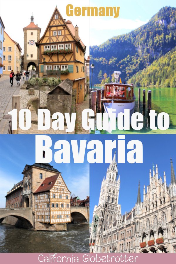 Your 10 Day Guide to Bavaria, Germany | Bavaria Itinerary | Bavaria Travel Inspiration | The Best of Bavaria | Where to go in Bavaria | What to See in Bavaria | Bavaria Road Trip | Travel Bavaria | Day Trips from Munich | Regensburg | Munich | Nuremberg | Schloss Neuschwanstein | #Bavaria #Bayern #Germany #Deutschland - California Globetrotter