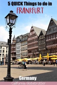 5 QUICK Things to do in Frankfurt | Layover in Frankfurt | How to get to Frankfurt from Frankfurt Airport | Frankfurt Layover | Sights to see in Frankfurt | Main Attractions in Frankfurt | Frankfurt City Center | #Frankfurt #Hesse #Germany #Layover - California Globetrotter