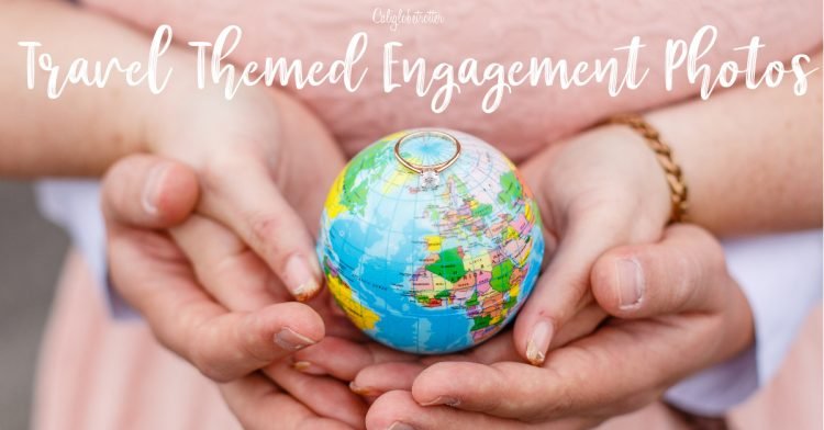 Travel Themed Engagement Photos | Travel Engagement Photos | Travel Themed Engagement Ideas | Travel Engagement Photo shoot | Travel Inspired Engagement Photos | Engagement Travel Photos | Airport Engagement Photos | World Traveler Engagement Photos | Love is an Adventure! | Vintage Suitcases | #Travel #EngagementPhotos - California Globetrotter