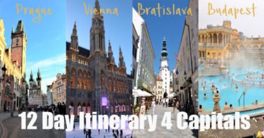 12 Day Itinerary Central & Eastern Europe | 4 Capitals - Prague, Vienna, Bratislava & Budapest + Cesky Krumlov and/or Ceske Budejovice | Eastern Europe Itinerary | Tour of Prague Vienna Bratislava Budapest | Customizable Itinerary | Where to go in Eastern Europe | Eastern European Cities | Eastern European Capital Cities - California Globetrotter