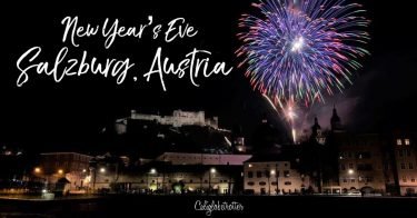 New Year's Eve Fireworks in Salzburg, Austria - New Year's Eve in Salzburg - Fireworks in Salzburg, Salzburg, Austria for New Year's Eve - California Globetrotter