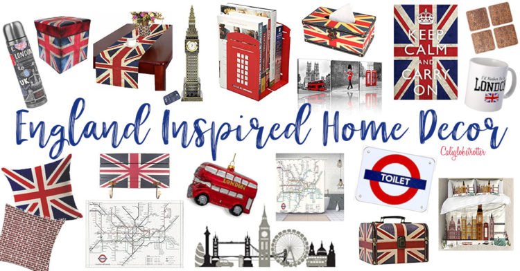 England Inspired Home Decor for the London Obsessed Girl - London Travel Decor - Travel Themed Home Accessories - London Inspired Home Decor - London style home decor - Afternoon tea set - Tea Time set - California Globetrotter