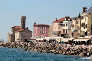 Piran, Slovenia | Slovenia Istria | Piran Beach Towns | Gorgeous Seaside Towns along the Adriatic Sea | Adriatic Coast Road Trip Itinerary | Best Adriatic Sea Coastal Towns to Visit | Croatian Coast Towns | Montenegro Coastal Towns | Best Beach Towns Adriatic Sea | Adriatic Sea Beach Towns | Best Adriatic Beaches | Adriatic Itinerary | Adriatic Sea Road Trip | Balkan Coastline Road Trip | Balkan Road Trip | European Beaches | European Summer Holiday Beaches - California Globetrotter